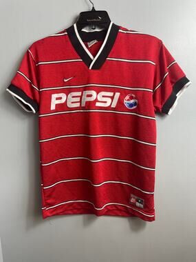 VTG 1997-1998 Nike Team Pepsi x Nextel Promotional Soccer Jersey #7